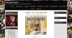 Desktop Screenshot of hiphoplossless.com